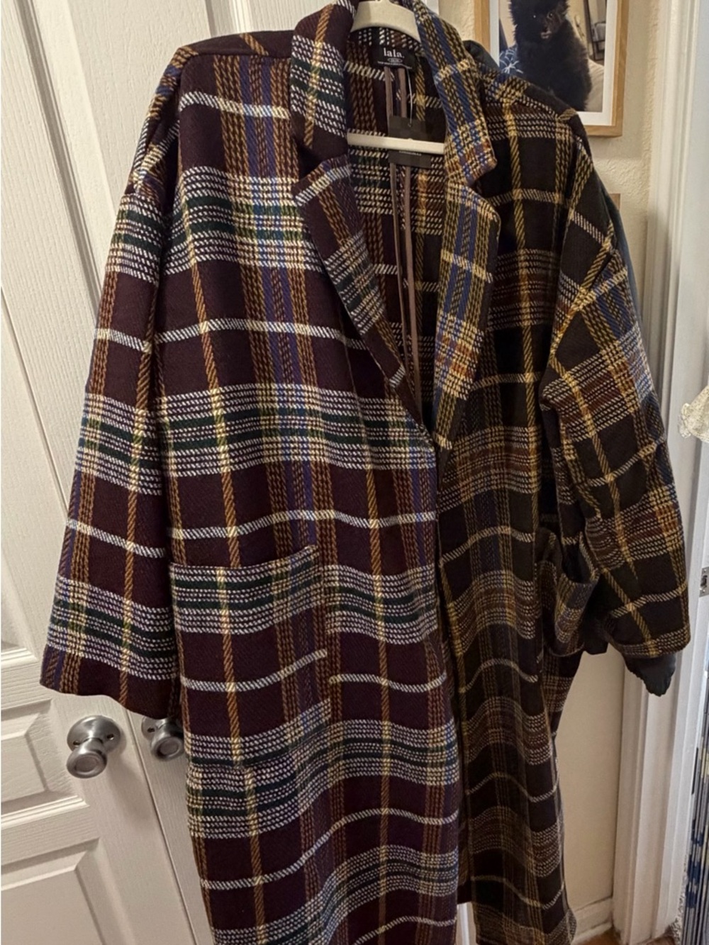 Dressed in Lala - Libra Longline Half + Half Coat